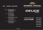 RST Deuce Air, Deuce Coil, Deuce TNL, Deuce 120, Deuce 140, Deuce 29, Deuce 100 OWNER'S MANUAL