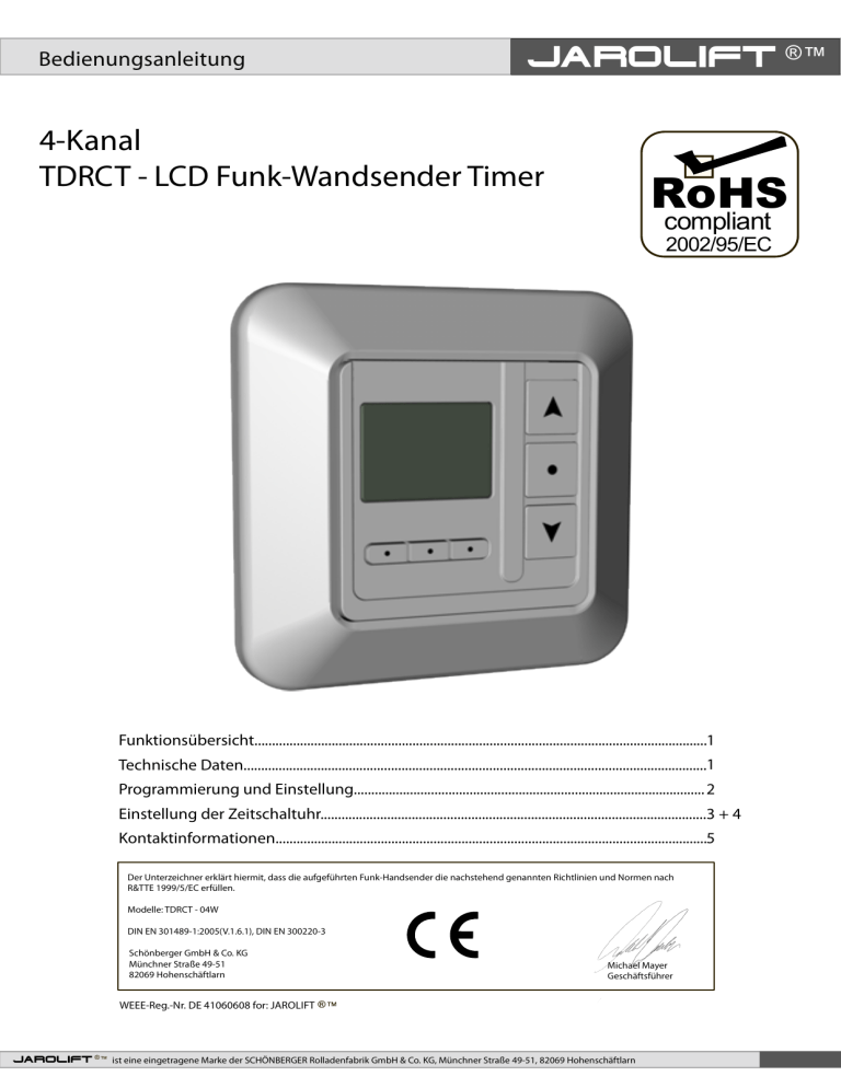 tdrct 04w Jalousiescout  Manualzz