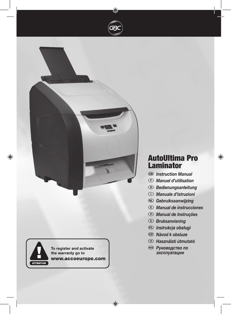 Plastificatrice Ultima 35 EzLoad™ A3 GBC