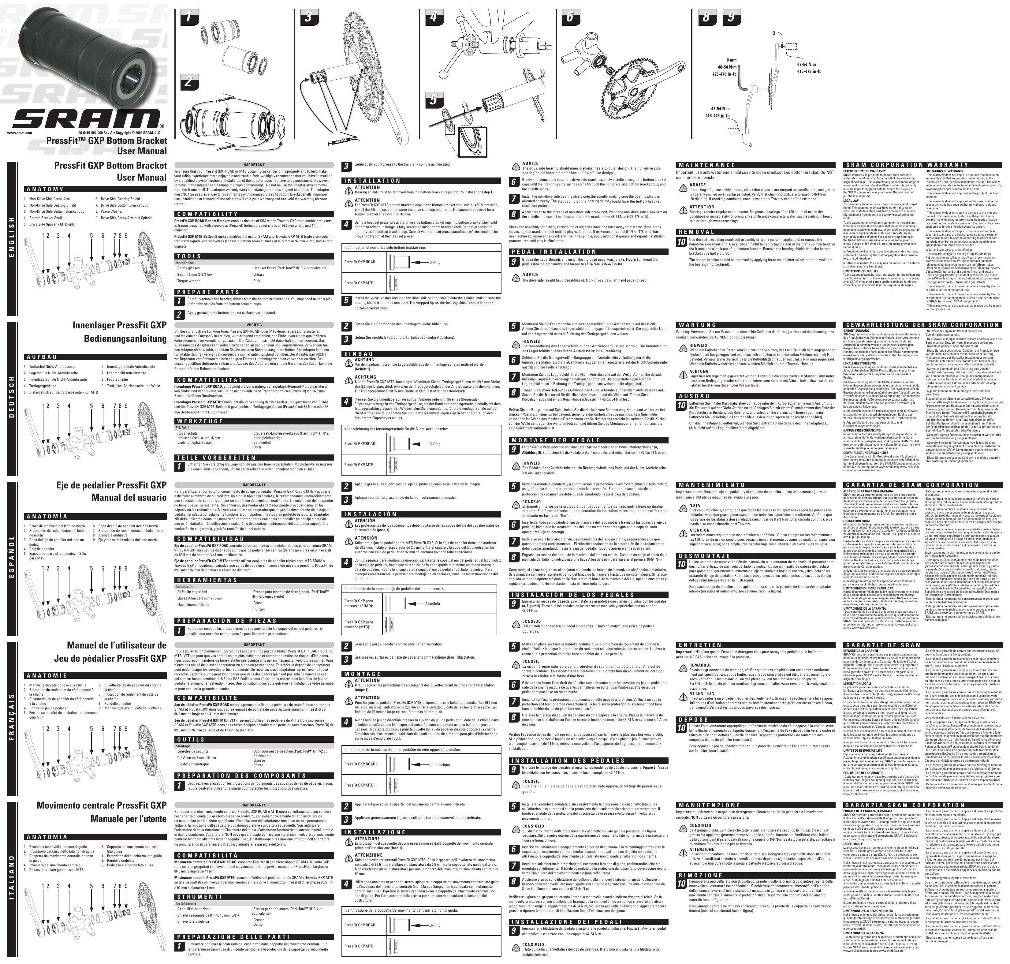 Pressfit Gxp Bottom Bracket User Manual Pressfit Gxp Bottom Manualzz