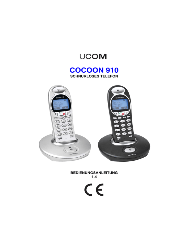 Cocoon 910 Manualzz