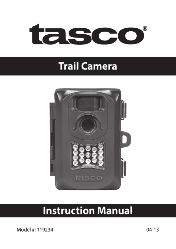 simmons game camera manual