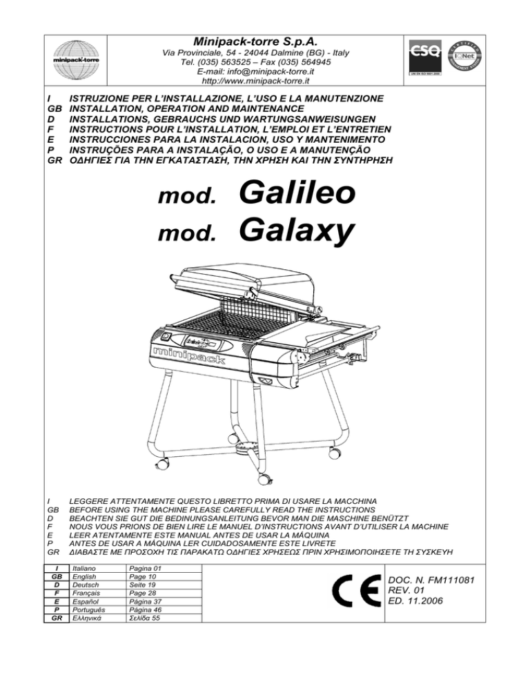 Mod Galileo Mod Galaxy Manualzz