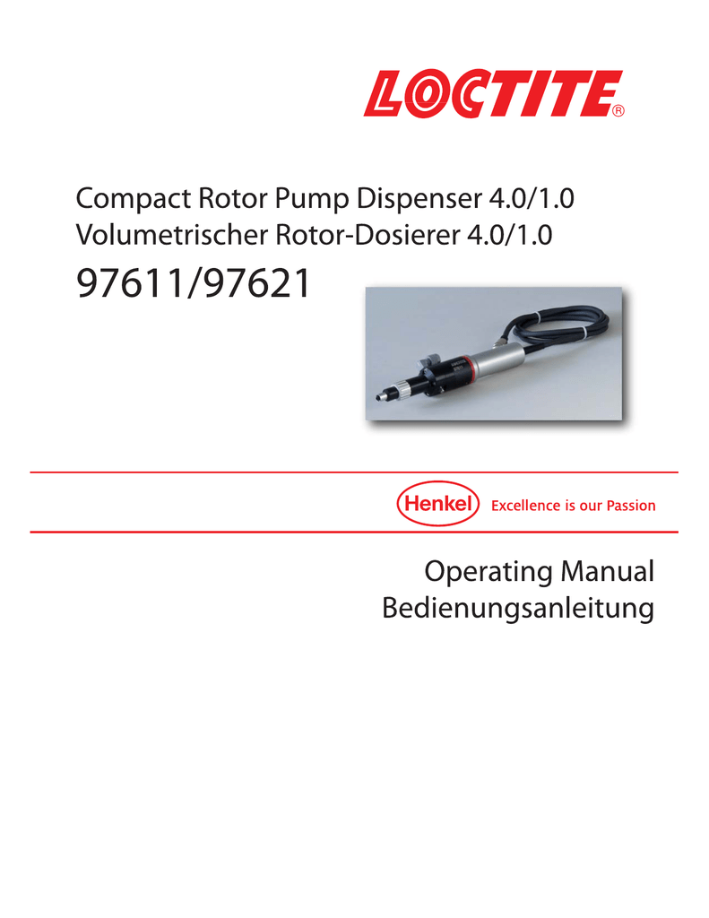 5 Operation Loctite® Equipment