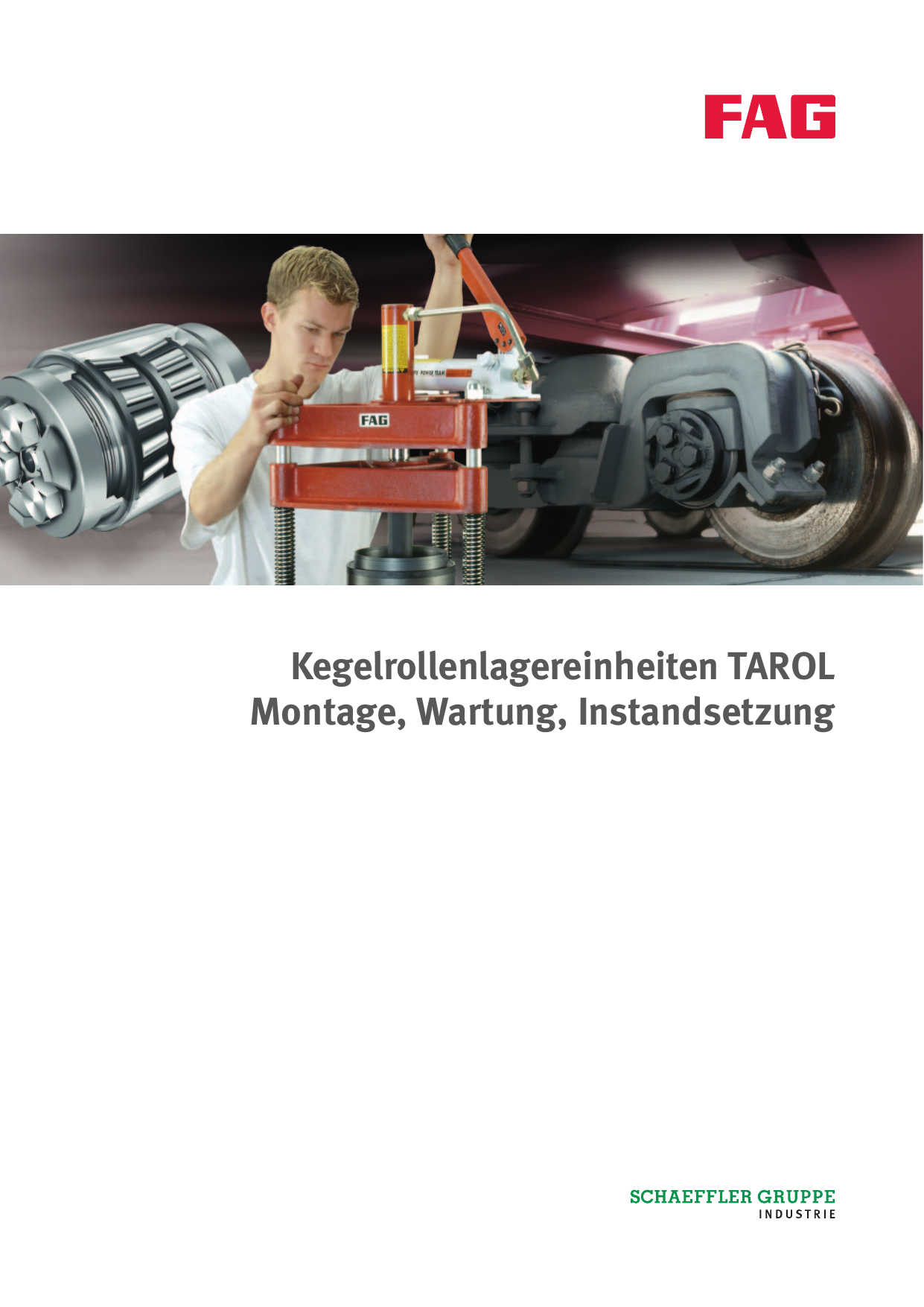 Kegelrollenlagereinheiten Tarol Montage Wartung Instandsetzung Manualzz