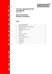 SCHRANER FBF-250 Bedienungsanleitung - Montage und Installation