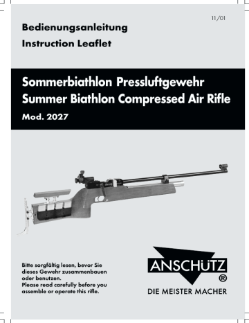 Anschutz 27 Manual Manualzz