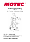 MOTEC 8 t MH 8T-52/78/104  Bedienungsanleitung