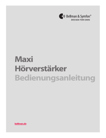 Maxi Hörverstärker Bedienungsanleitung | Manualzz