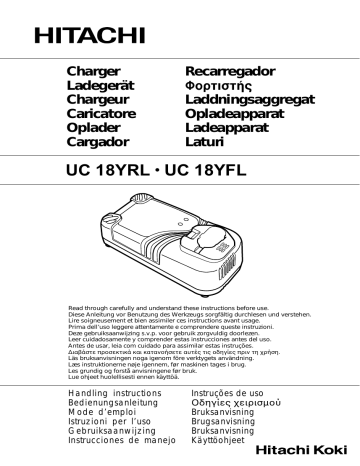 Hitachi UC18YRL, UC18YFL, UC 18YRL, UC 18YFL Owner's manual | Manualzz