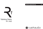Ruark Audio R1 mk3 Bedienungsanleitung