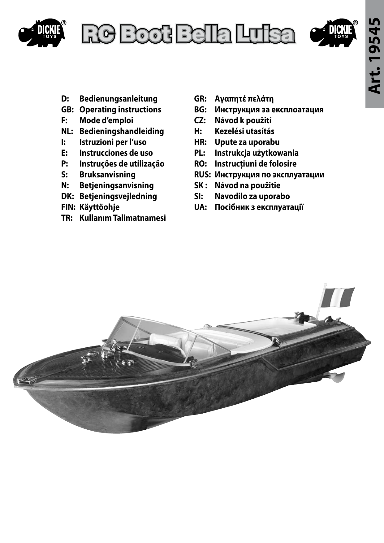 dickie bella luisa rc boat