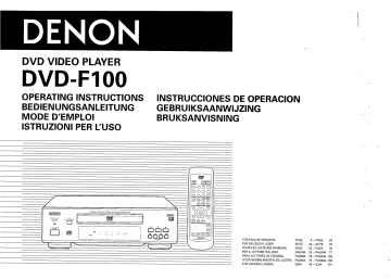 Dvd F100 Manualzz