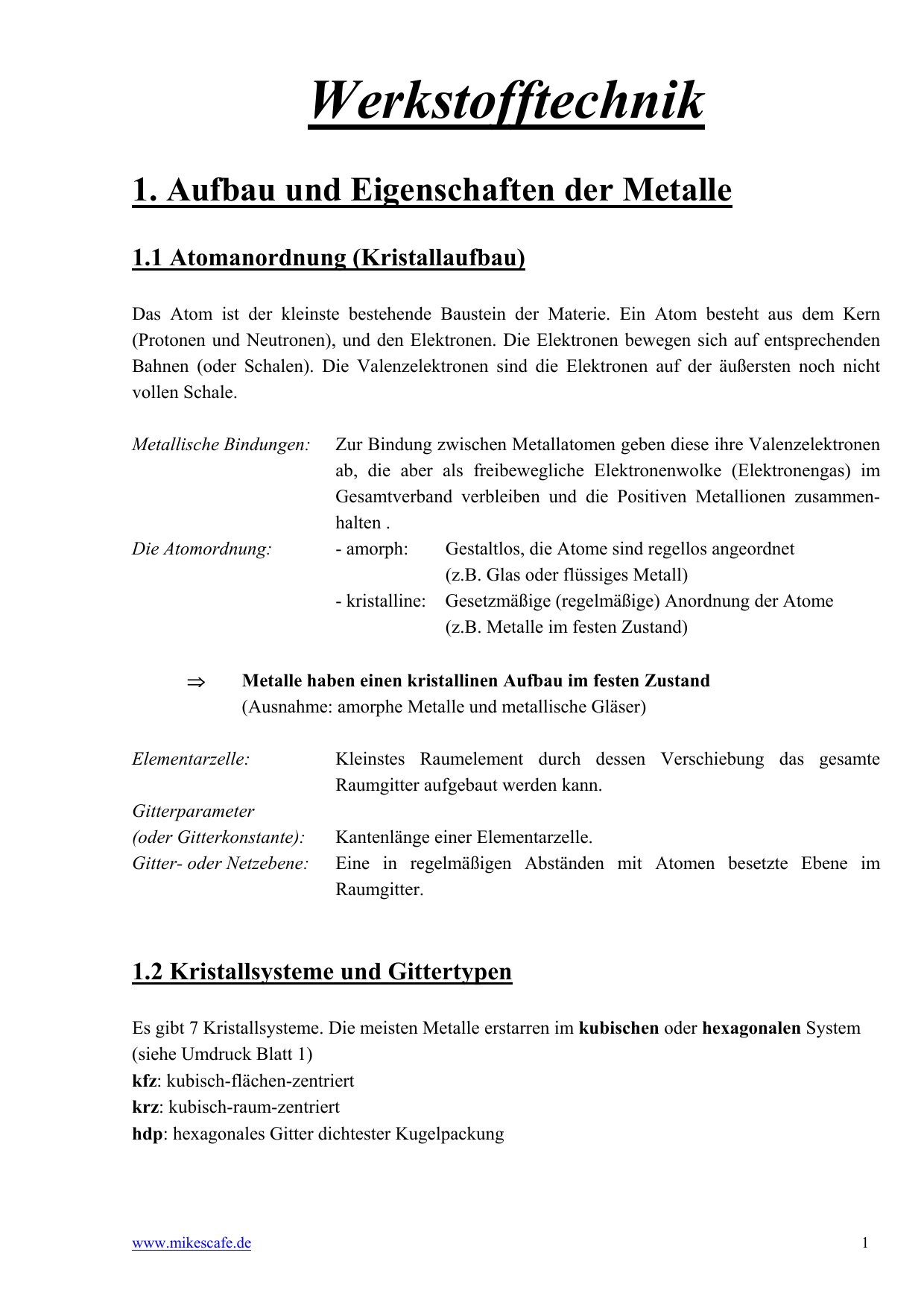 Skriptum Werkstofftechnik Manualzz