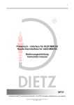 Hands free interface MMI 3G AUDI Instruction manual