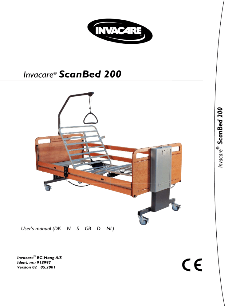 Invacare Scanbed 0 Manualzz