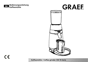 Graef CM 70 Bedienungsanleitung | Manualzz