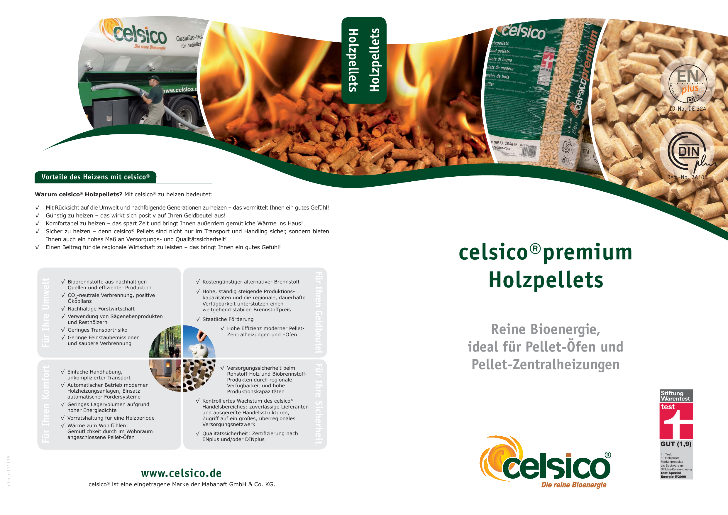 Pellet celsico premium