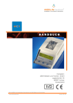 Gerinnungsanalyseger&auml;t MC 1 Handbuch