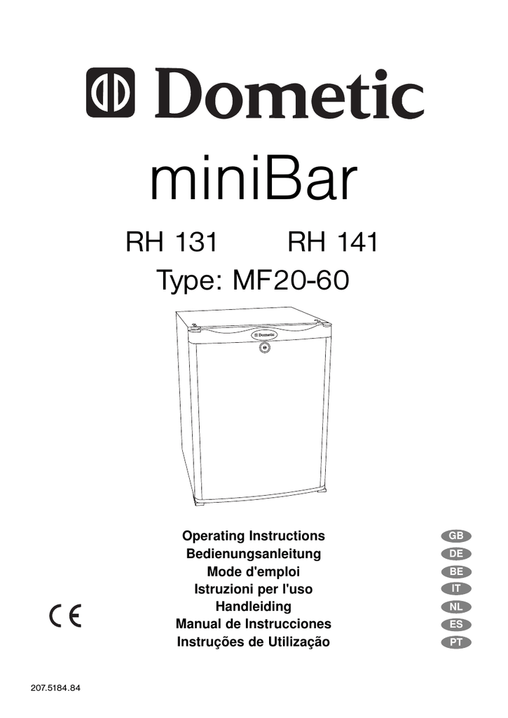 miniBar Dometic Manualzz