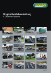 Unsinn Anh&auml;nger Betriebsanleitung