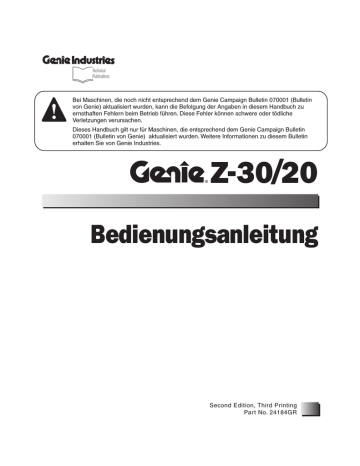 Genie ® Z-30 20 | Manualzz