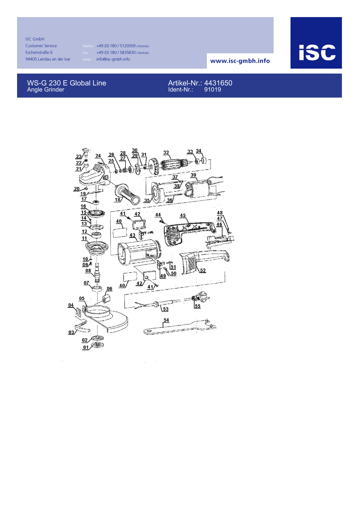 Ws G 230 E Global Line Artikel Nr Manualzz