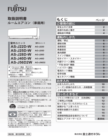 取扱説明書 As J22d W Ao J22d As J25d W Ao Manualzz