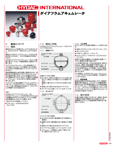 ダイアフラムアキュムレータ Manualzz