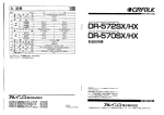 CIRFOLK DR-572 SX/HX, DR-570 SX/HX VHF/UHF FM zender-ontvanger Handleiding