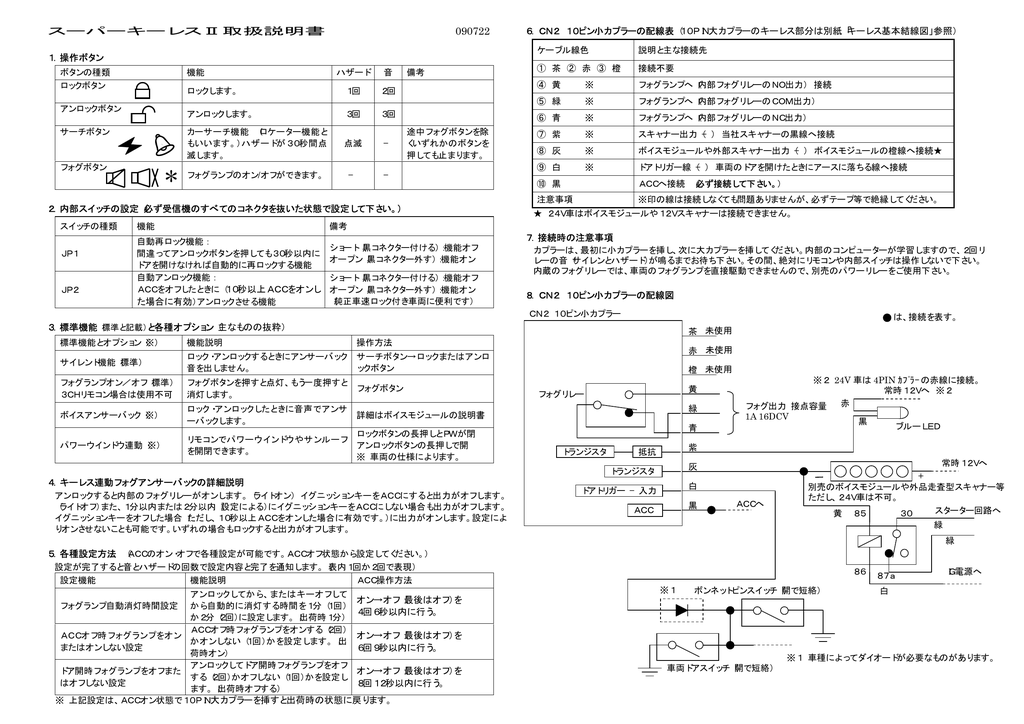 フジ電機工業 ブルコン r 308 ドアロックアンサーシステム