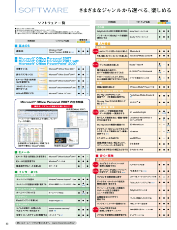 Fmv Deskpower Teoシリーズ 2007年12月版 製品カタログ 後編 Manualzz