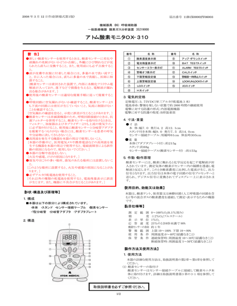 直送品】 アズワン 酸素モニタＯＸ−６００ＡＣ一体型 1-7996-11