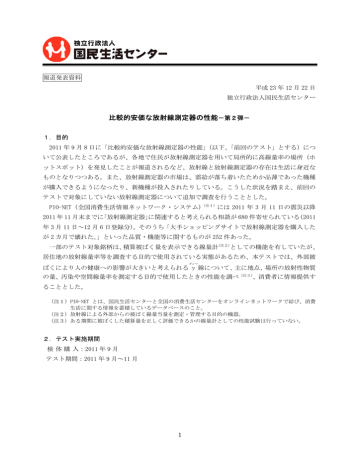 比較的安価な放射線測定器の性能 第2弾 Pdf Manualzz