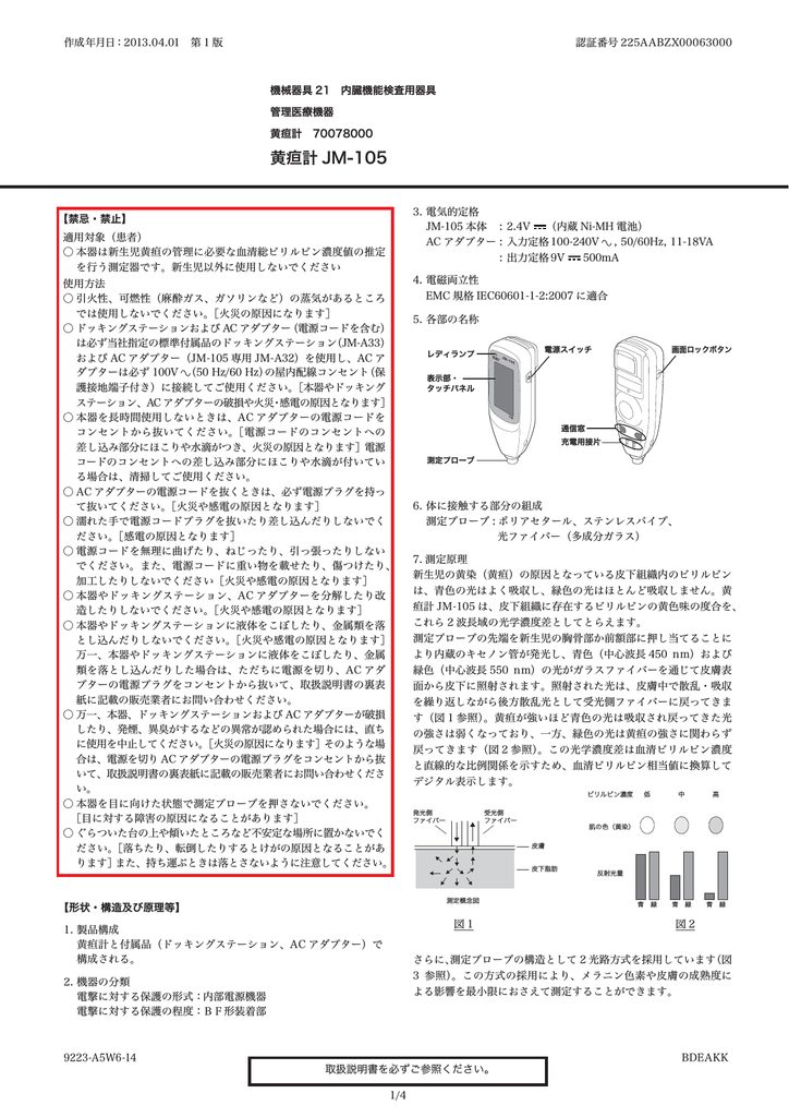 製品添付文書 Manualzz