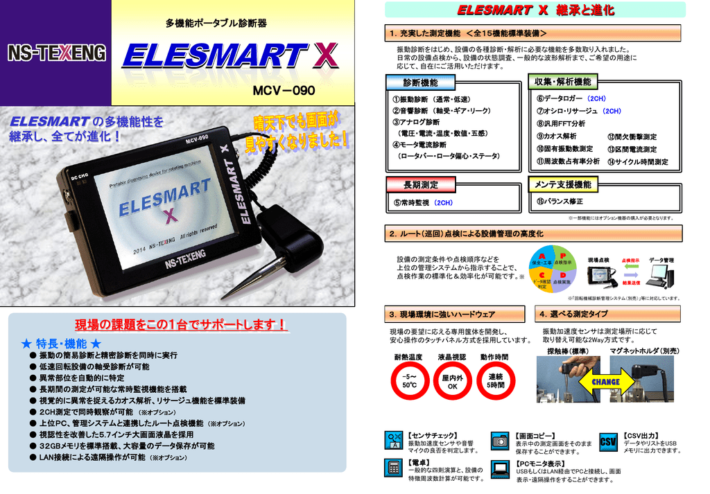 振動測定器 ELESMART 節約 X