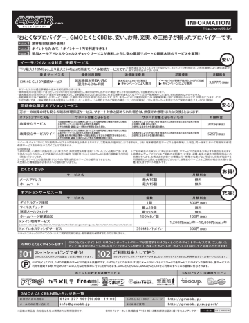 ーnf Rmatー N プロバイダーの Gmoとくとくbb Manualzz