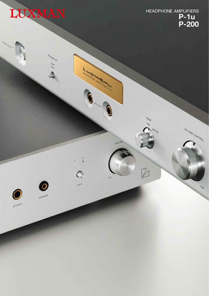 P-1u_P1 - Luxman | Manualzz