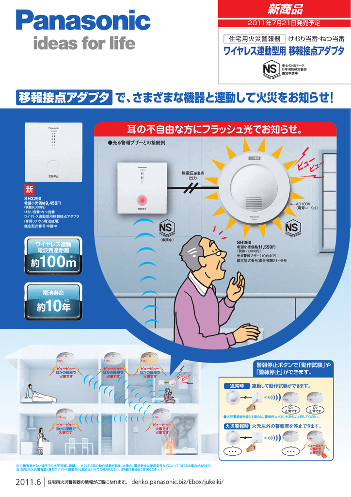 宅送] パナソニック Panasonic 住宅用火災警報器 けむり当番 ねつ当番用 移報接点アダプター SH2890K discoversvg.com