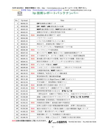 Hp 技術レポートバックナンバー Manualzz