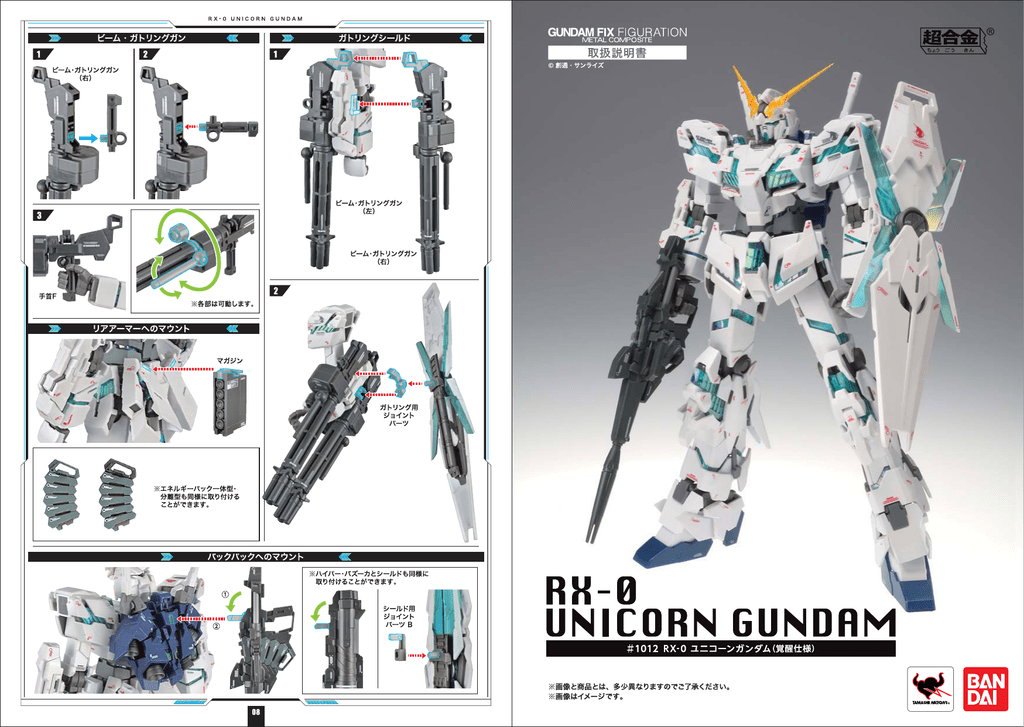 Gundam Fix Figuration Metal Composite ユニコーンガンダム Manualzz