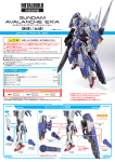 Gundam Avalanche Exia GN-001/hs-A01 Instruction Manual