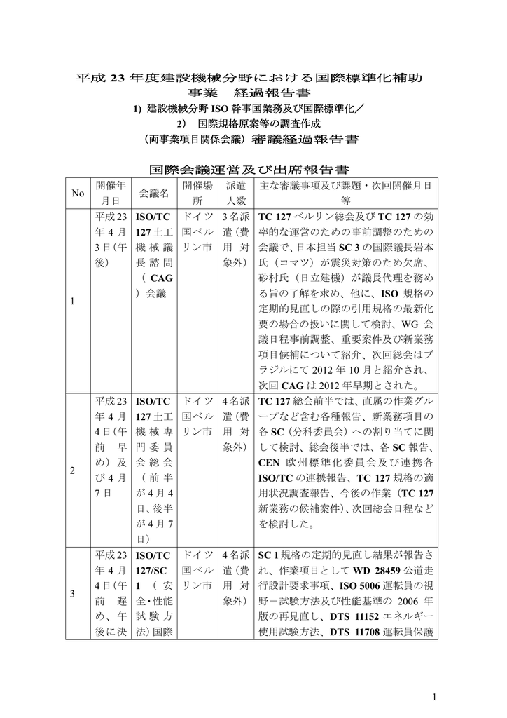 経過報告書 日本建設機械化協会 Manualzz