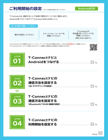 T Connectナビと Androidをつなげる T Manualzz