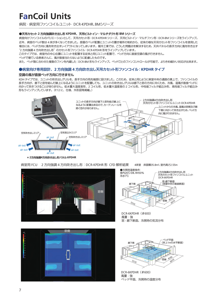 病室用kpdhr形ファンコイルユニット 仕様 外形図 Manualzz