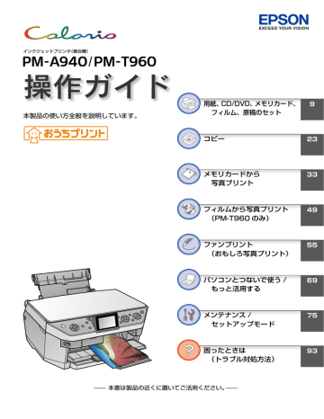 Epson Pm 40 Pm T960 操作ガイド Manualzz