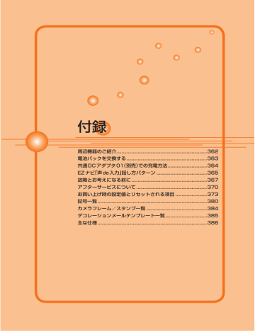 付録 Kddi Manualzz