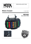 Effet lumi&egrave;re &agrave; LEDS PEVAR - Mode d&rsquo;emploi