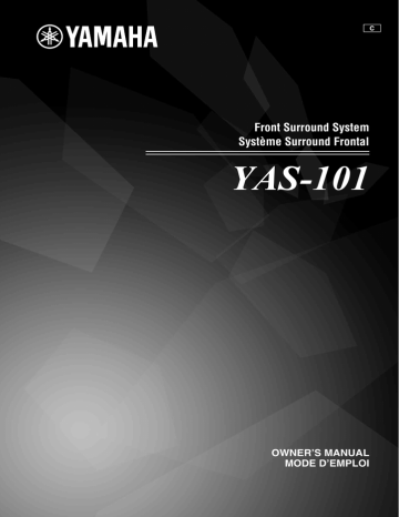 Yamaha YAS-101 Owner's manual | Manualzz