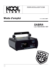 Mode d'emploi SABRA RG-140
